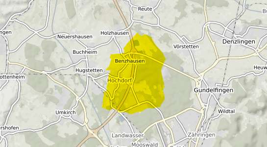 Immobilienpreisekarte Freiburg im Breisgau Hochdorf